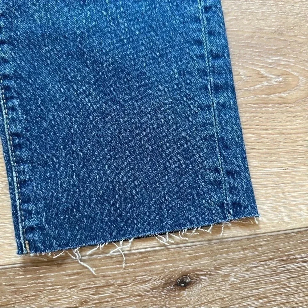 NWT Good American Good Classic High Rise Gap Proof Medium Wash Jeans Size 0/25